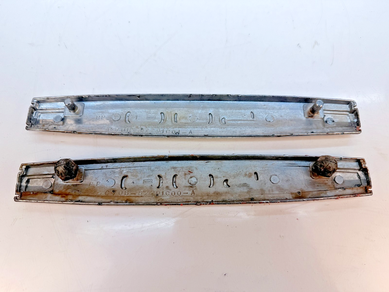 OEM 1967 Ford Fairlane 500 PAIR Quarter Panel Emblems C7OB E5-49