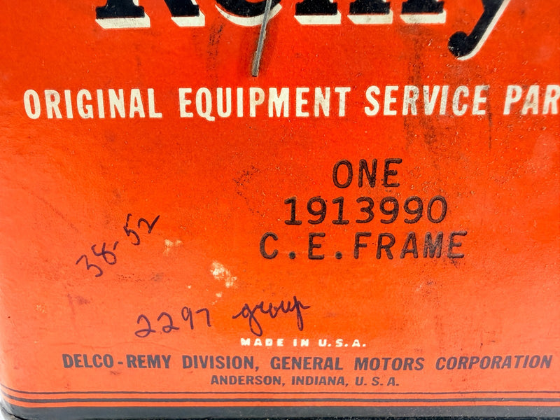 NOS 1938 - 1952 Chevy Caddy Pontiac Delco 6V Generator Rear Frame GM 1913990