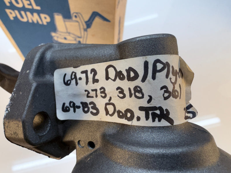 NOS VINTAGE Dodge Chrysler 1968 - 1972 AC 40781 Fuel Pump 68 69 70 71 72 C17-37