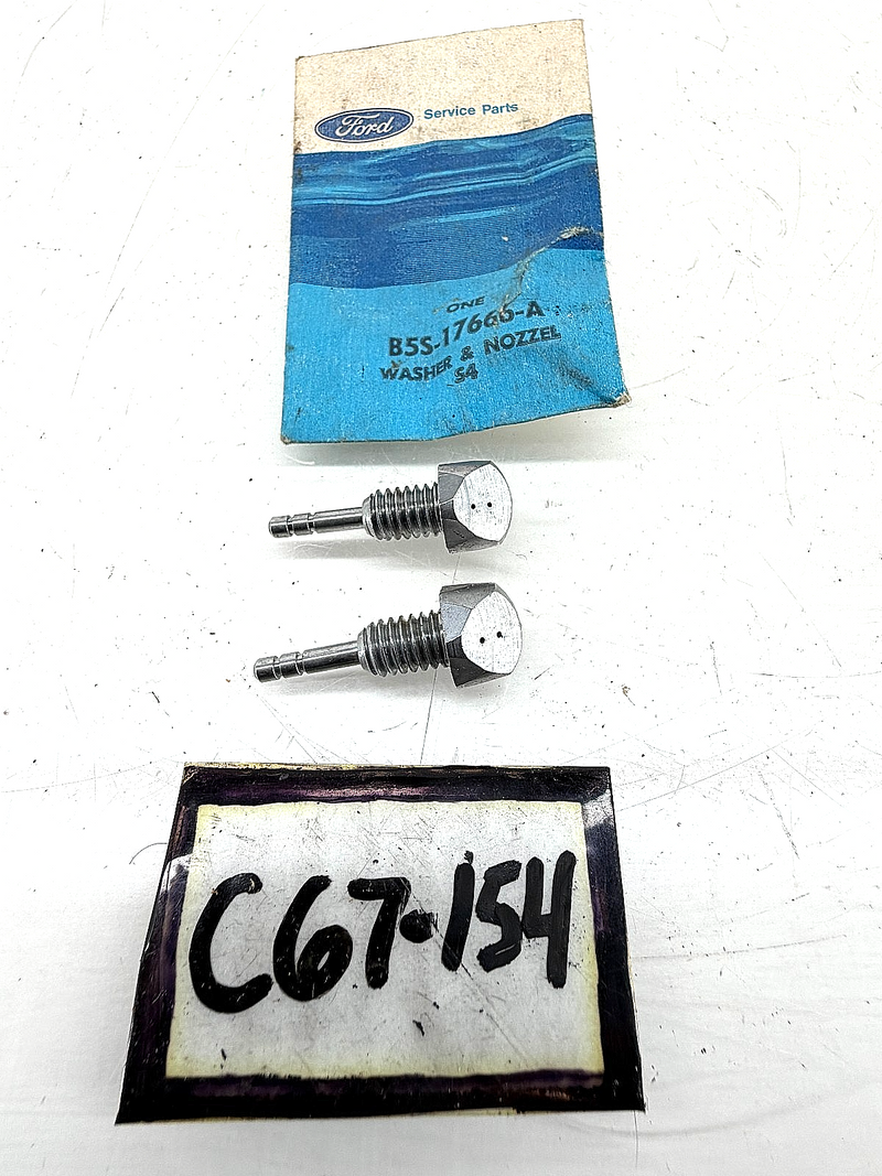 2- NOS 1955 1956 1957 Thunderbird 57 - 1966 F100 Windshield Washer Nozzle Pickup