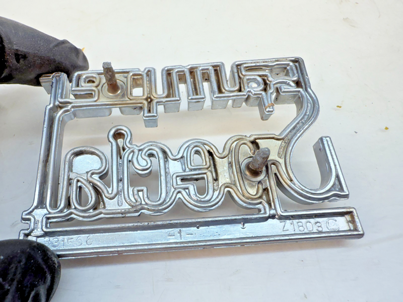 OEM 1973 - 1980 Chevy Camper Special Fender Badge Emblem Squarebody E7-96