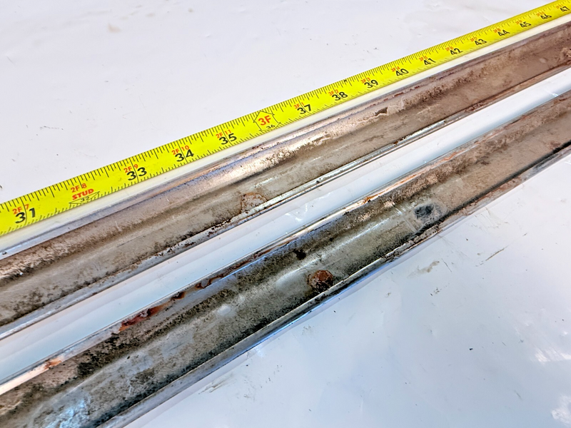 ORIGINAL 1956 CHEVROLET BEL AIR  Pair of FRONT DOOR TRIM Moulding S1-74