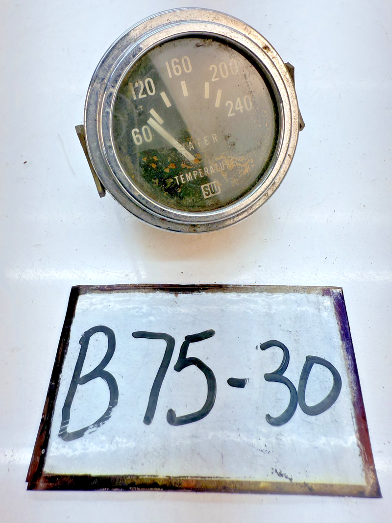 Vintage OEM Stewart Warner Aircraft Water Temperature Indicator 429724 B75-30