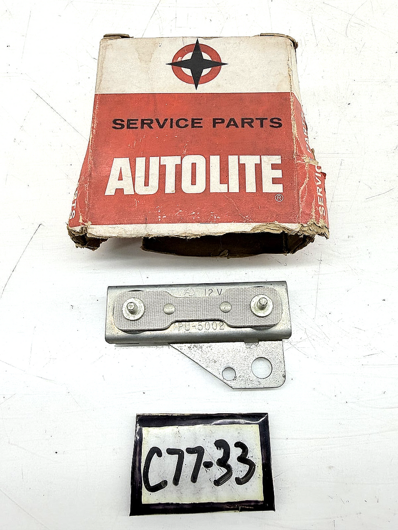 NOS 1960 AMC RAMBLER AMBASSADOR V8 AUTOLITE COIL RESISTOR 1842522 PU-5002 C77-33