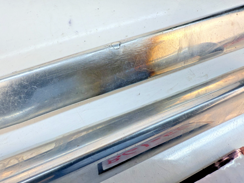 OEM 1960 Chevy Impala Bel Air Wagon Pair of Rear Tail Fin Corner Molding B61-58