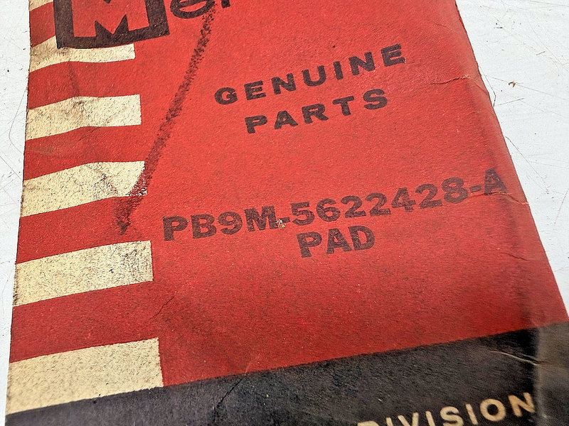 (1) NOS 1959 MERCURY MIRROR BASE PAD PB9M-5622428-A C76-155
