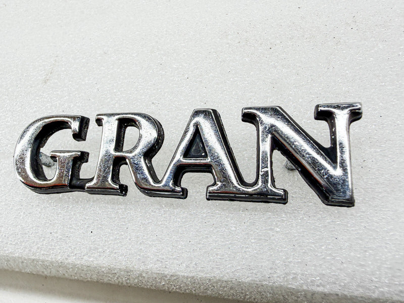 OEM 1972 - 1974 FORD GRAN TORINO BLOCK LETTER EMBLEM D2OB-16098-EA E10-64