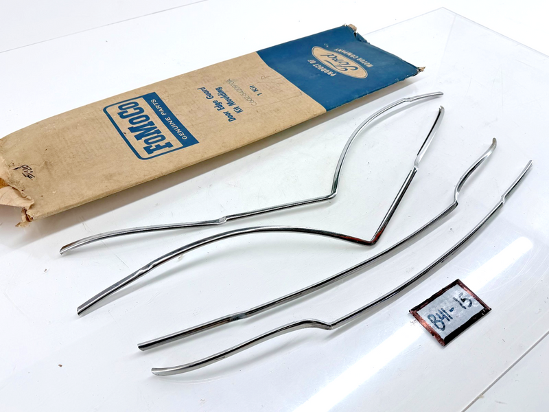 NOS 1966 1967 FORD FAIRLANE DOOR EDGE GUARDS KIT 4 DOOR C6OZ-5420910-A B41-15