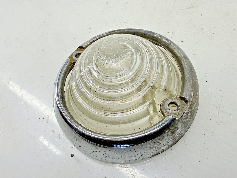 Vintage OEM 1955-1963 WILLYS Parking Lamp Light BEZEL Glass LENS KADH 21689 C49