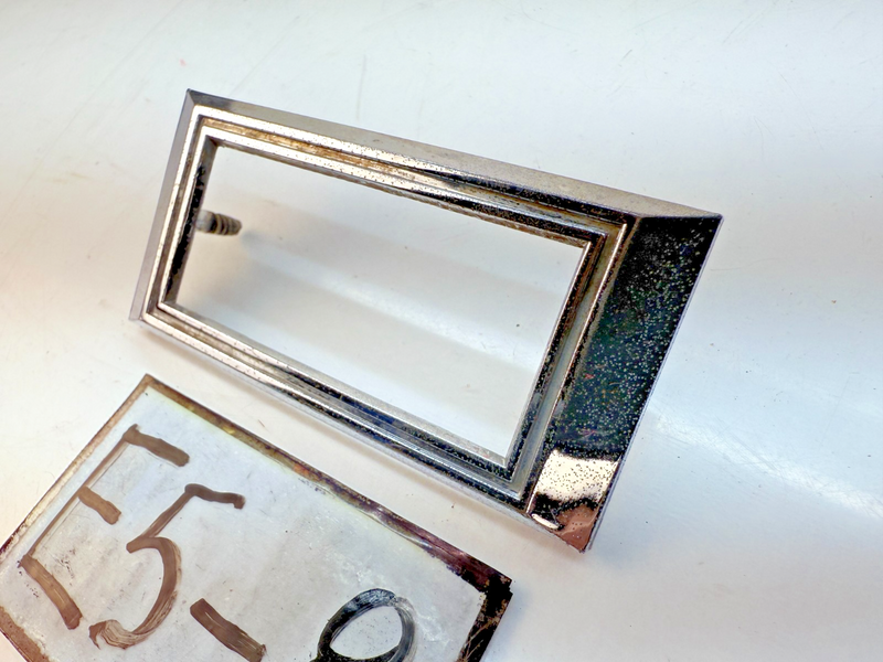 OEM 1968 CAMARO NOVA SS CORVETTE GM CHROME SIDE MARKER LIGHT BEZEL 3927459  E5-8