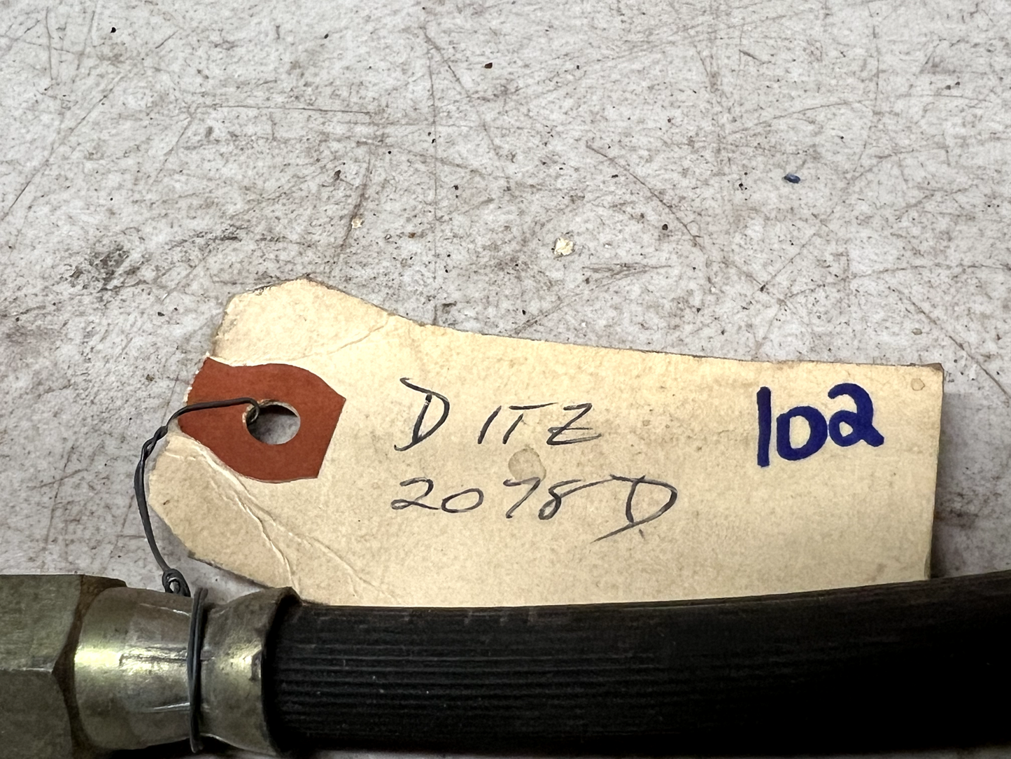 (1) NOS 1968-1971 Ford F250 4x2 F350 FRONT DISC BRAKE HOSE 68 69 70 71 B30-102