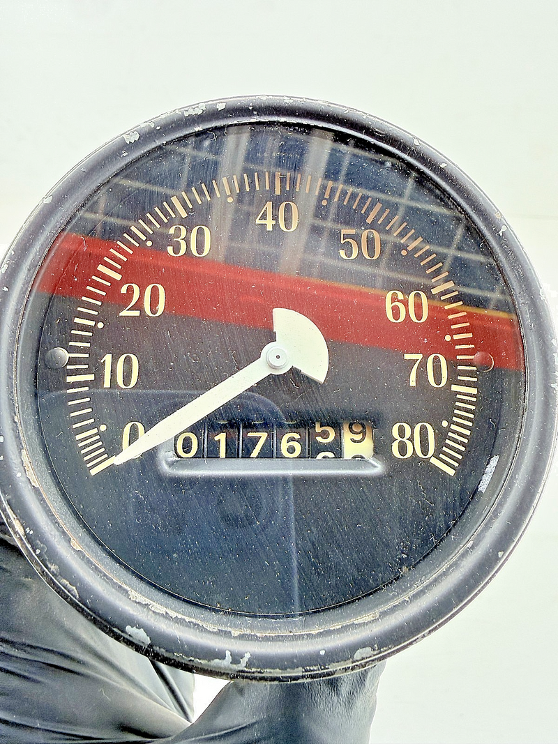 OEM 1946 - 64 Willys Jeep CJ2A CJ3A CJ3B GPW MB Speedo Speedometer 80MPH C33-32