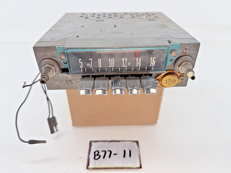 Classic Original 1962 - 1963 FORD FoMoCo Radio 3TMY  B77-11