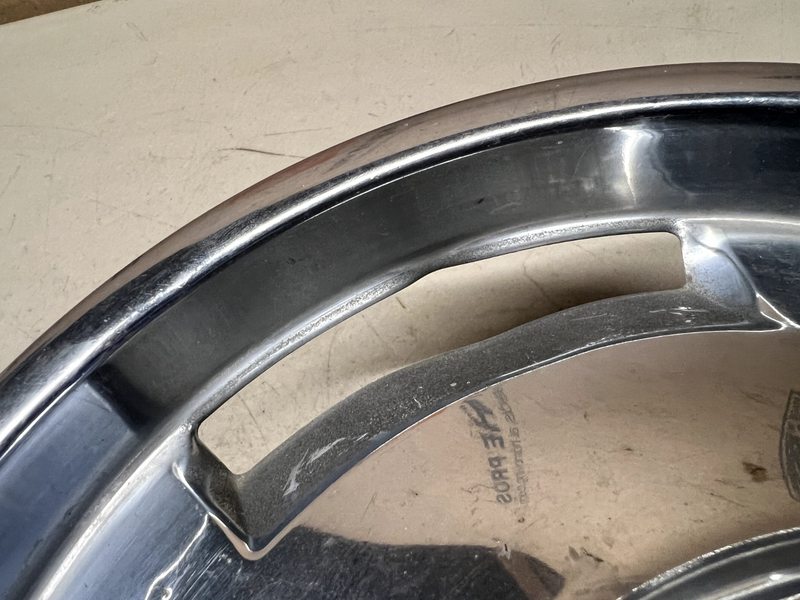 OEM 1965 65 Chevy Corvair Hubcap Rim Hub Cap Wheel Cover PAIR 13" 3962CB40 B40-5