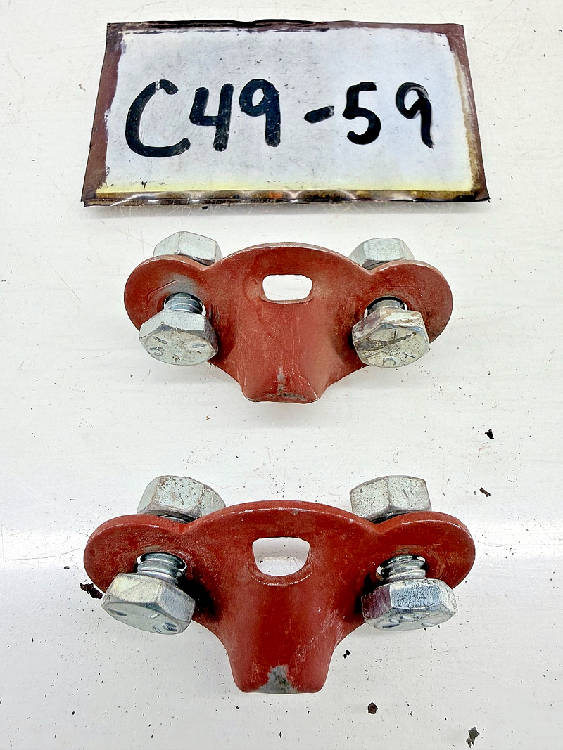 Original 1939 - 1945 Jeep Willys M38 Pair Hood Latch Hooks Catch GPW MB C49-59