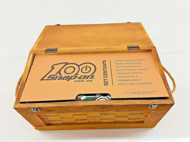 Snap-On Tools 100th Anniversary Poker Kit Chest Set - SSX20P136 O-501
