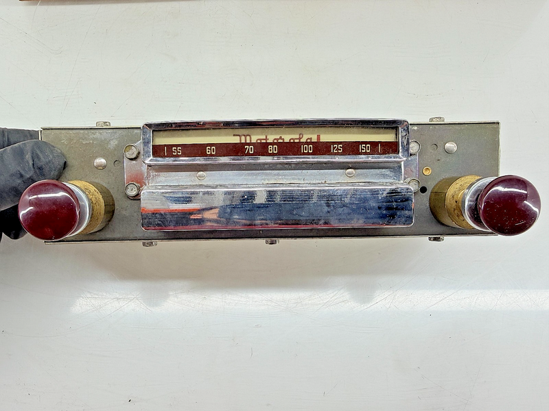 NOS Motorola R-623 1941 Oldsmobile Radio Control Head Complete Galvin Box B69-55