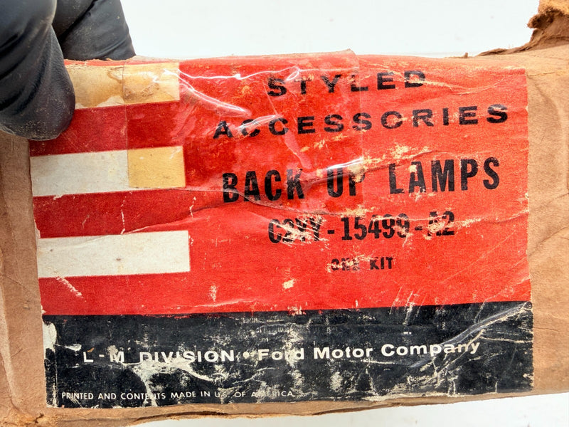 NOS 1962 Mercury Backup Lamp Tail Light Partial Kit C2YY-15499-A2 C56-46