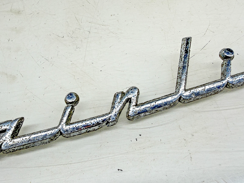 Vintage 1952 1953 1954 1955 1956 FORD MAINLINE SCRIPT EMBLEM BM-16098-D E10-23