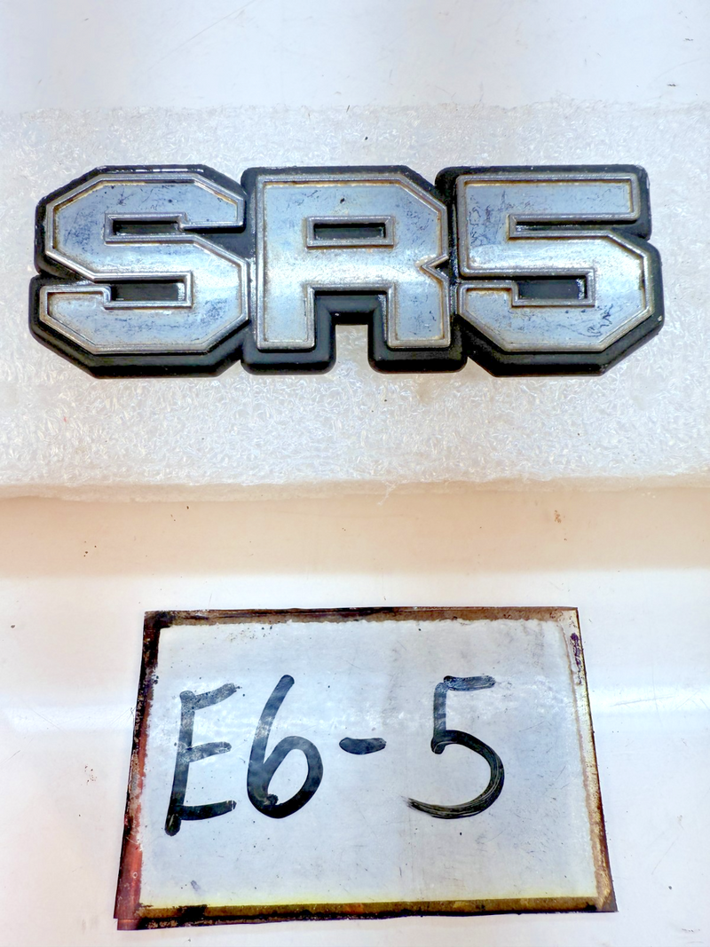 OEM Toyota SR5 SR 5 Vintage Emblem Badge Logo Nameplate Name Plate Insignia E6-5