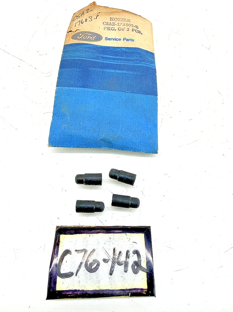 NOS 1964 1965 FORD MUSTANG FALCON WASHER NOZZLE TIPS C5AZ-17A602-B C76-142