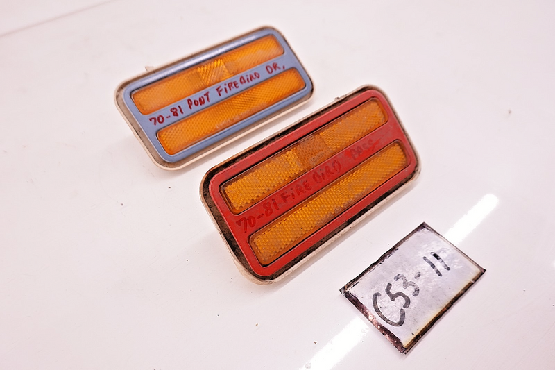 OEM 1970 - 1981 Pontiac Firebird Front Side Marker Parking Light Lamps P1A70 C53