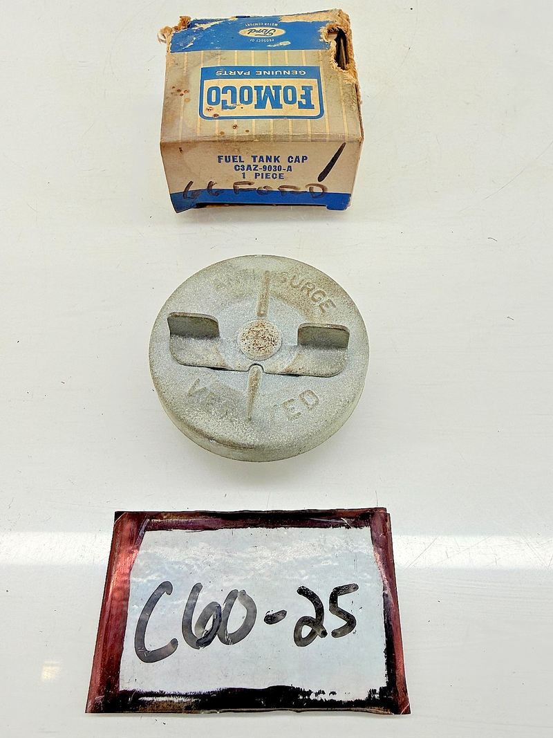 Nos 1963 Ford Galaxie Gas Cap C3AZ-9030-A C60-25
