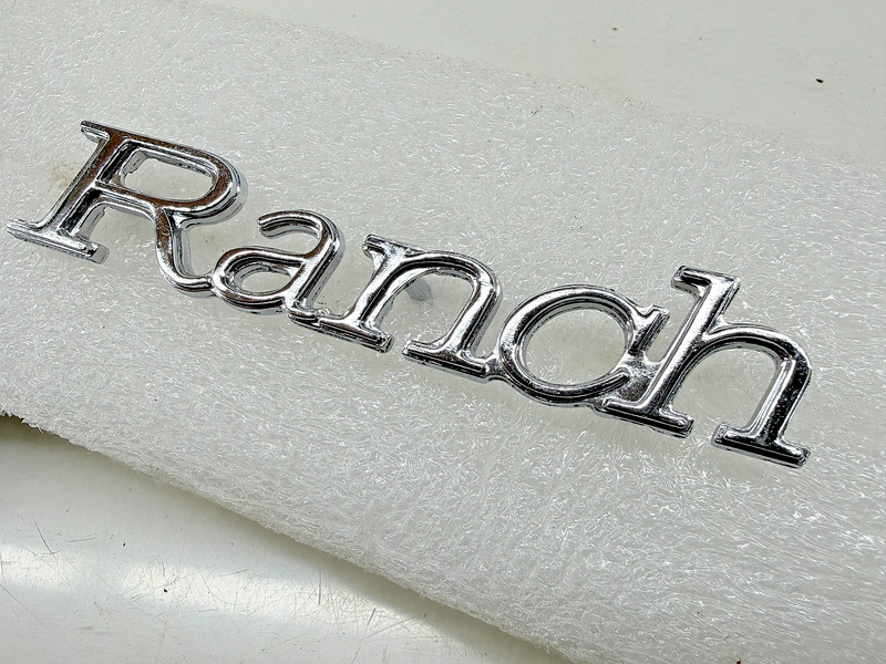 NOS 1973 - 1976 Ford Galaxie Station Ranch Wagon Emblem D3AZ-7125622-D E9-8
