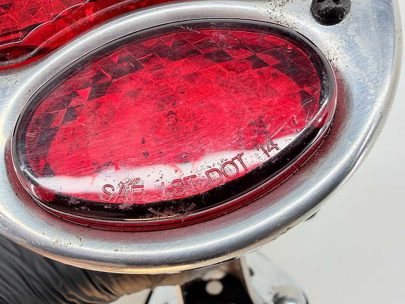 Vintage Duo Lamp Ford Rear Tail Lights Blue Dot Model A 30's Pick Up Rat Rod C69