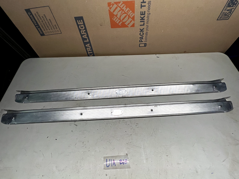 VINTAGE "Body by Fisher" 1968-1972 Chevelle Malibu Door Sill Plate Set B18
