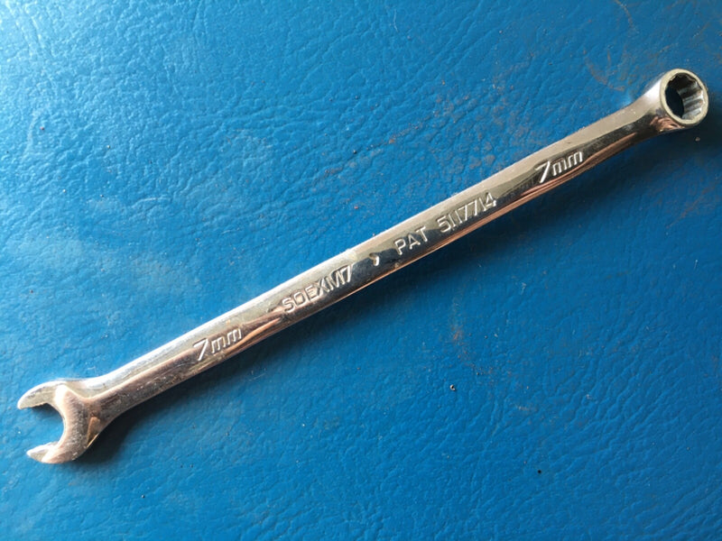 Snap-on Tools USA NEW 17mm Metric 12pt Short Length Chrome Combo Wrench OEXM17