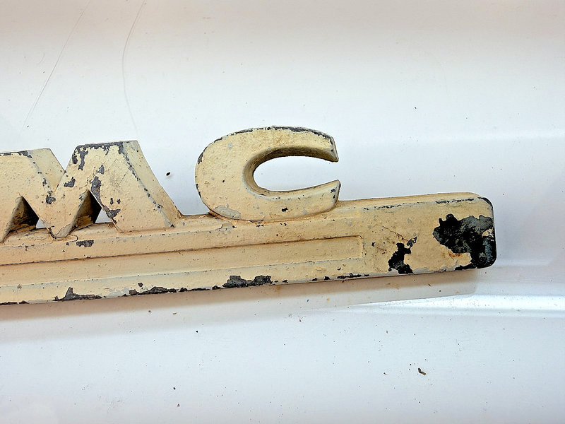 OEM 1947 - 1953 GMC Truck Hood Side Emblem 2223966 E8-31