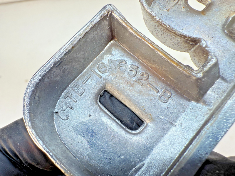 OEM 1964 FORD PICKUP TRUCK CHROME HOOD SIDE EMBLEM C4TB-16A652-B E8-11