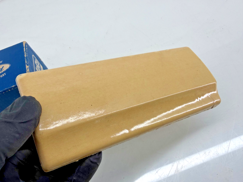 NOS 1966 FORD COUNTRY SQUIRE RANCH WAGON WOODGRAIN GAS FUEL FILLER DOOR TRIM C56