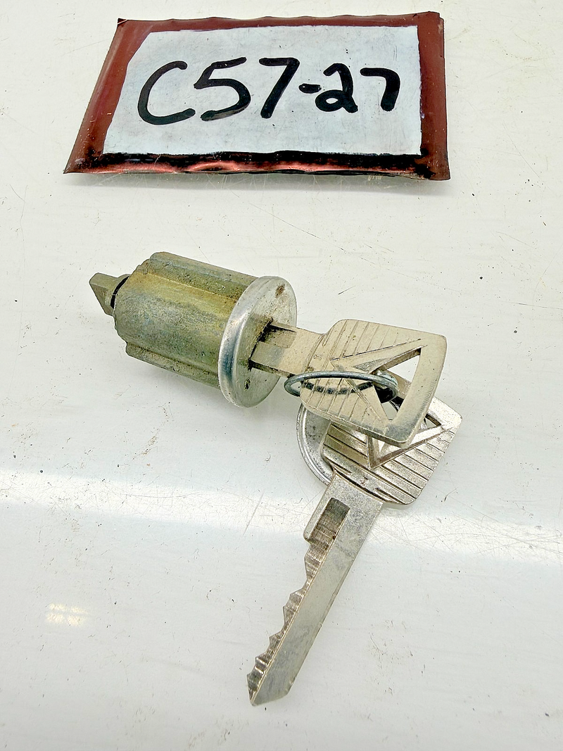 NOS 1964 - 1966 Ford Mustang Galaxie Ignition Cylinder & Keys C5OZ-11582A C57-27
