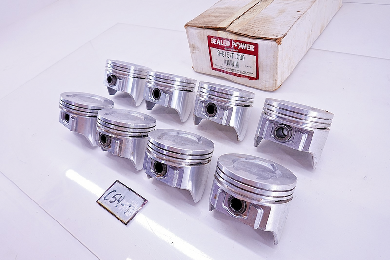 NOS Sealed Power 8157P .030 Piston Set of 8 1964 - 1968 Ford V8 5.0L 5.0 C54-1