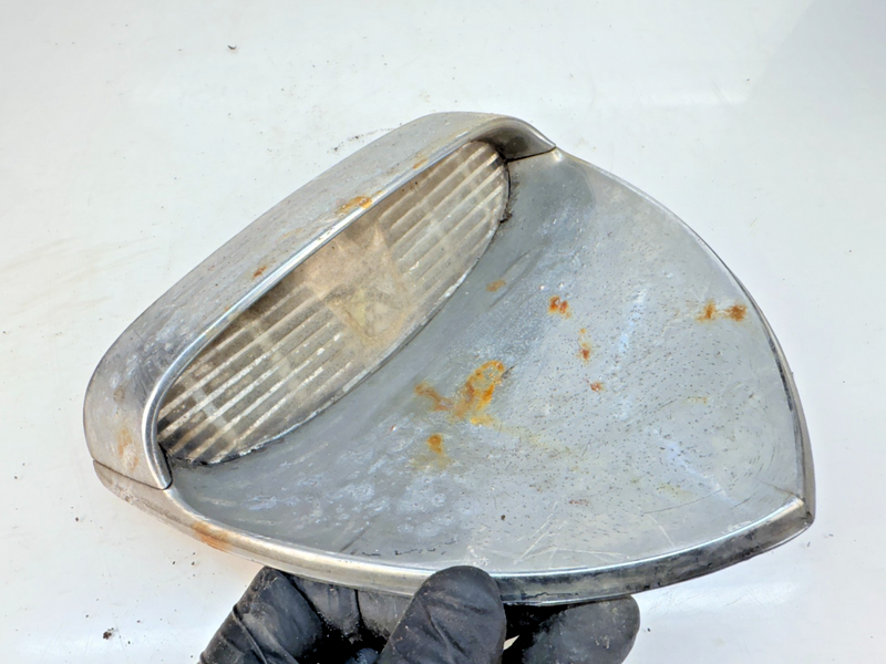 OEM Ford 1958 Fairlane Hood Scoop Ornament Bezel Trim BAD-16853-A C27-46