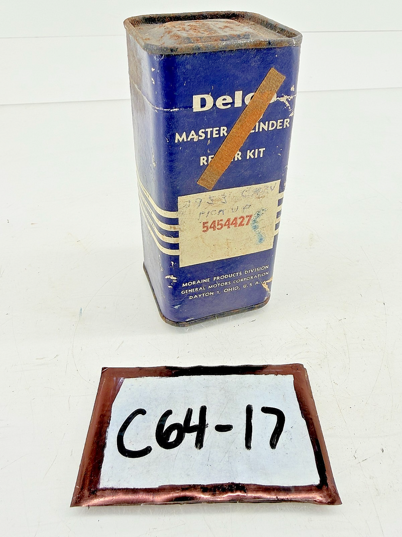 NOS 1955 - 1959 Chevy Pontiac Delco Master Cylinder Repair Kit 5454427 C64-17