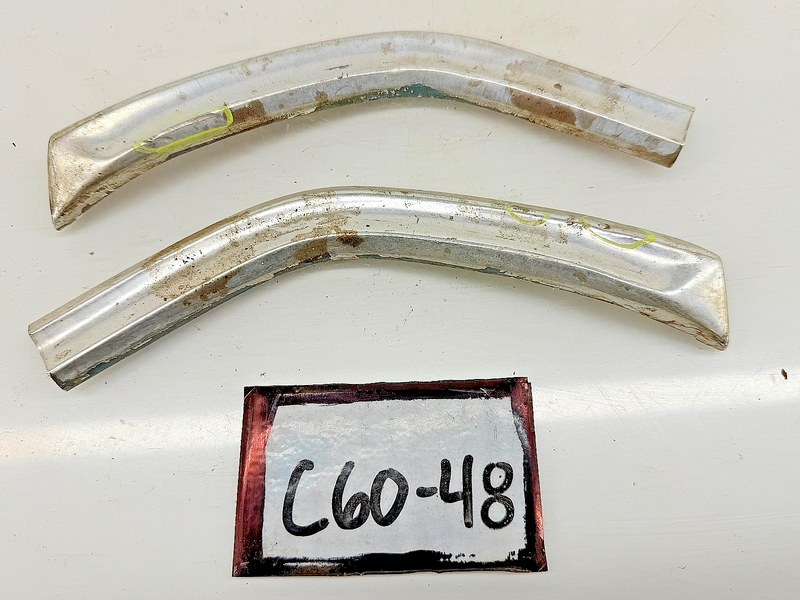 1965 Mercury Comet 202 404 PAIR Rear Quarter Extension Body Trim Moulding C60-48