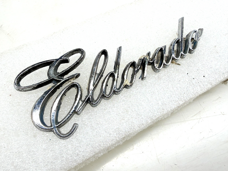 OEM 1979 - 1985 Cadillac " Eldorado " Chrome Sail Panel Emblem E9-95