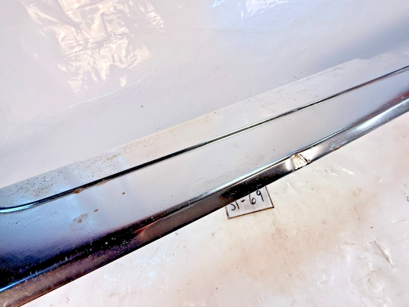 RARE OEM 1964 Ford Fairlane 500 Front Bumper Filler Panel TRIM MOULDING S1-69