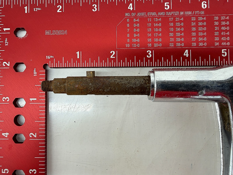 (1) 1939 1940 1941 BUICK PONTIAC OLDS REAR TRUNK LID LOCKING HANDLE ROD RAT C34