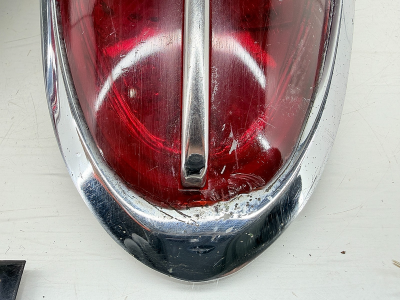 OEM 1958 1959 1960 C1 Corvette Tail Light Assemblies Housings Lenses GM 5948765