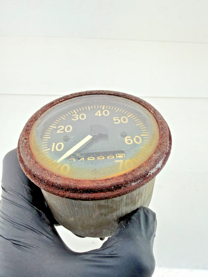 OEM 1946 - 64 Willys Jeep CJ2A CJ3A CJ3B GPW MB Speedo Speedometer 70MPH C33-34