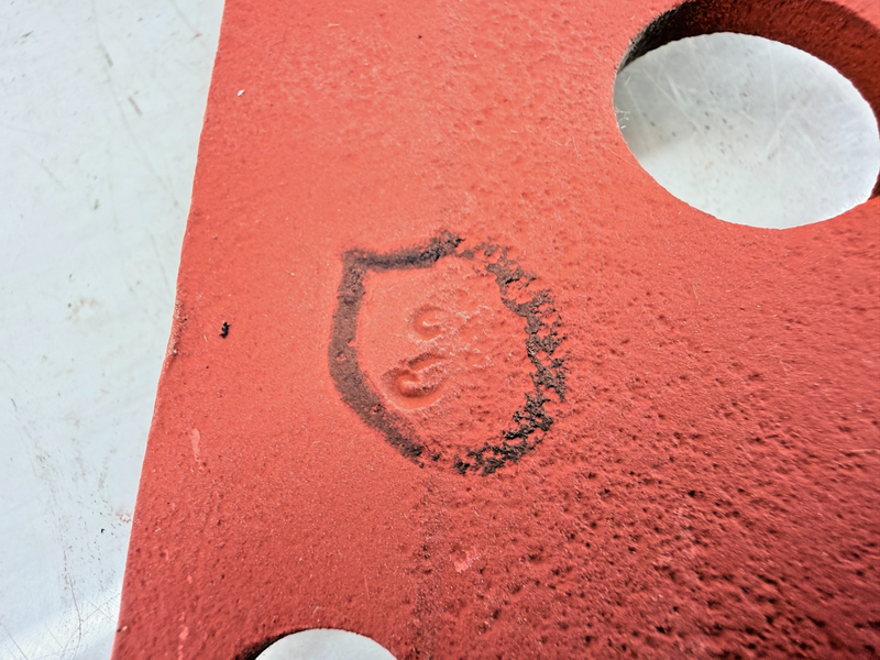 OEM Ford GPW Jeep Willys MB Leaf Spring Plate Shock Mount A568 "F" Mark C40-52