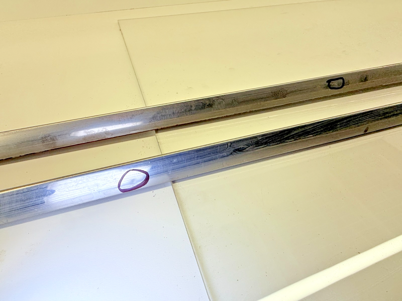 OEM 1961 1962 1963 FORD THUNDERBIRD Beltline Body Quarter Panel Trim Molding S86