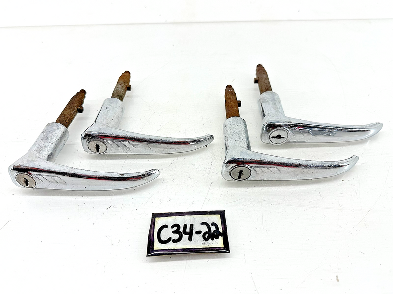 (1) 1939 1940 1941 BUICK PONTIAC OLDS REAR TRUNK LID LOCKING HANDLE ROD RAT C34