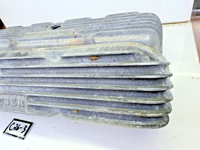VINTAGE 1960s MOPAR BB 413 426 OFFENHAUSER MAX WEDGE VALVE COVERS 4 BOLT 5187