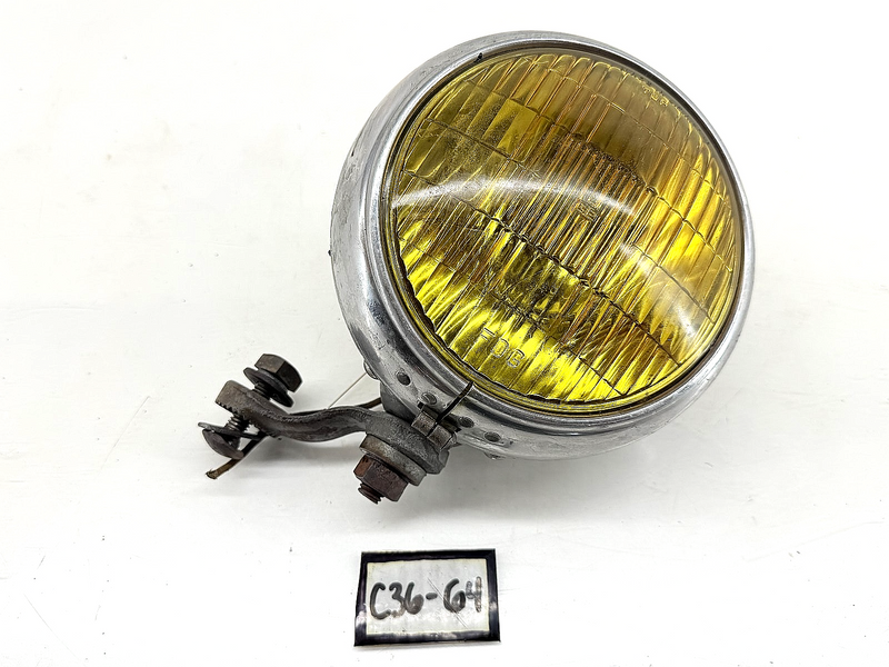 Vintage AUTO LAMP Model 10 Fog Lamp & Bracket Driving Light HOT RAT ROD C36-64