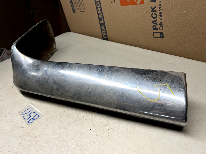 1960 CHEVY IMPALA BELAIR RH FRONT BUMPER CORNER SECTION 60 U5B-5